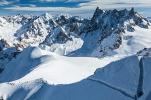 Europe, France, Grenoble, French Alps, Chamonix-Mont-Blanc, view from Aiguille du Midi Europe, France, Grenoble, French Alps, Chamonix-Mont-Blanc, view from Aiguille du Midi